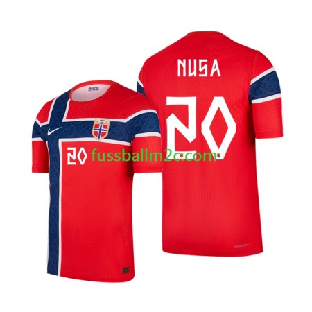 Fußballtrikots Norwegen Antonio Nusa 20 Heim Trikotsatz WM 2026 Fußballtrikots Norwegen Antonio Nusa 20 Heim Trikotsatz WM 2026